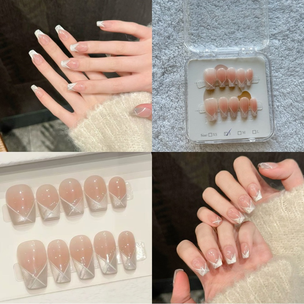 Handmade press on nails elegant